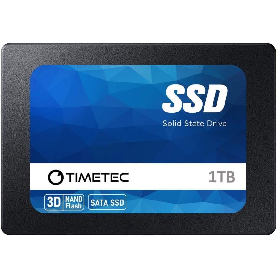 Timetec 1TB SSD 3D NAND SATA III 6Gb s 2.5 Inch 7mm (0.28inch) 800TBW Read Speed Up to 530 MB s SLC Cache Performance Boost Internal Solid State Driv