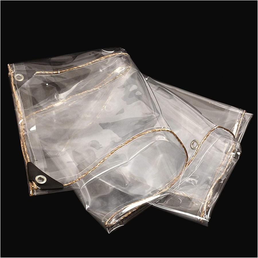 XXIOJUN Tarpaulin  Transparent Plastic Cover  Heavy-Duty Polyethylene Waterproof Tarpaulin  Used for Car Covers  Tents  Camping Floors (Color Clear