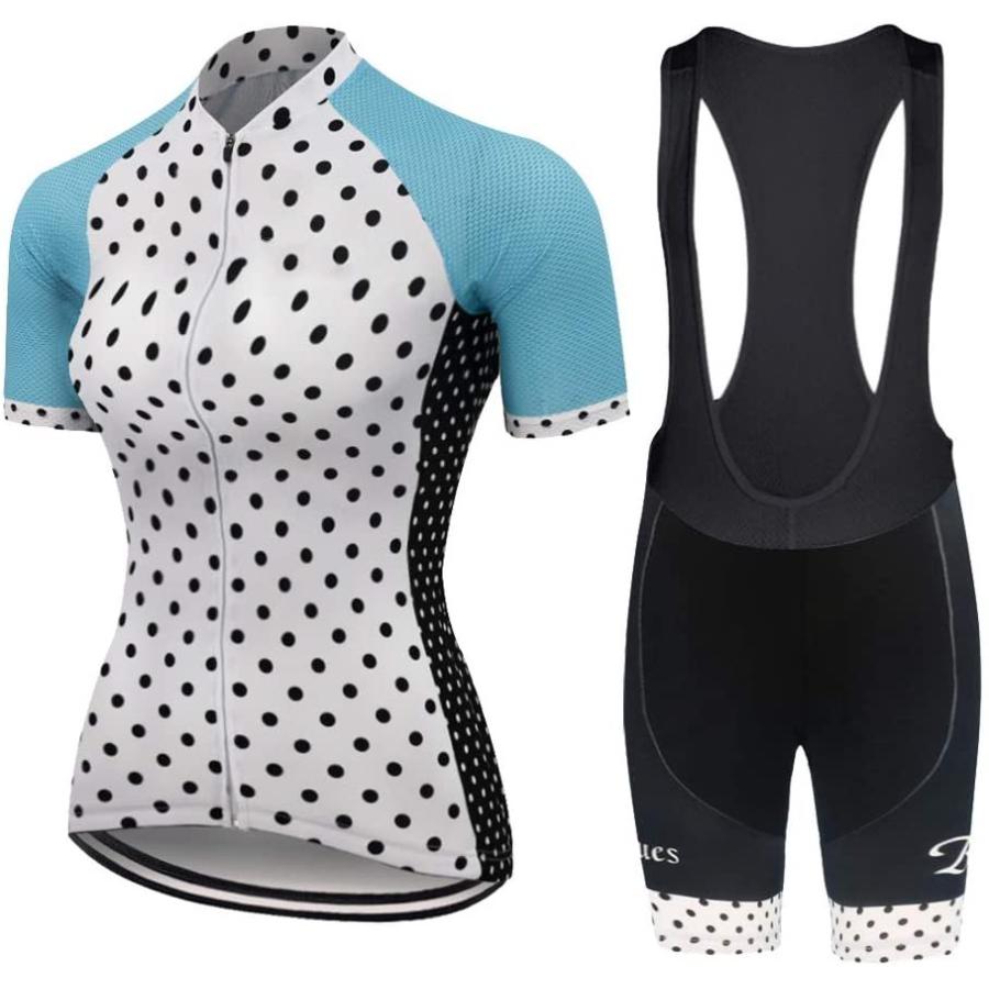 HALプロショップ3Blue Multi Style Women Cycling Jerseys Sets Breathable PRO Mountian Bicycle Clothes Bike Wear (3 XXL)　並行輸入品