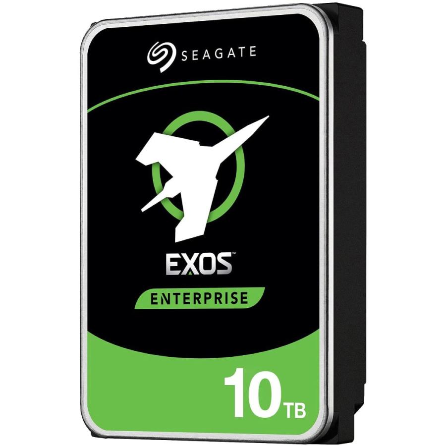 Seagate Exos X16 10TB エンタープライズ HDD   6Gb s SASインターフェース 512e 4Kn、7200 RPM、256MBキャッシュ、2.5M-hr MTBF定格、3.5インチ内蔵ハードドラ