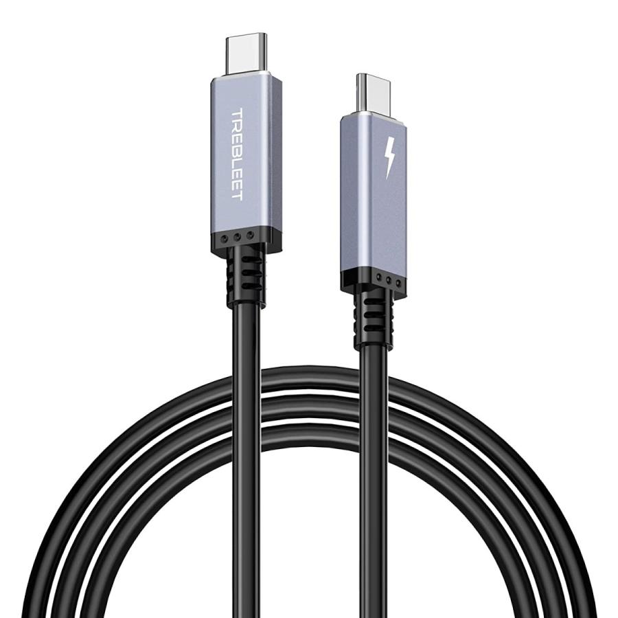Thunderbolt Cable 2M 40Gb s 100W USB 4.0 サンダーボルト PD対応 thunderbolt3 超高速 ケーブル　並行輸入品