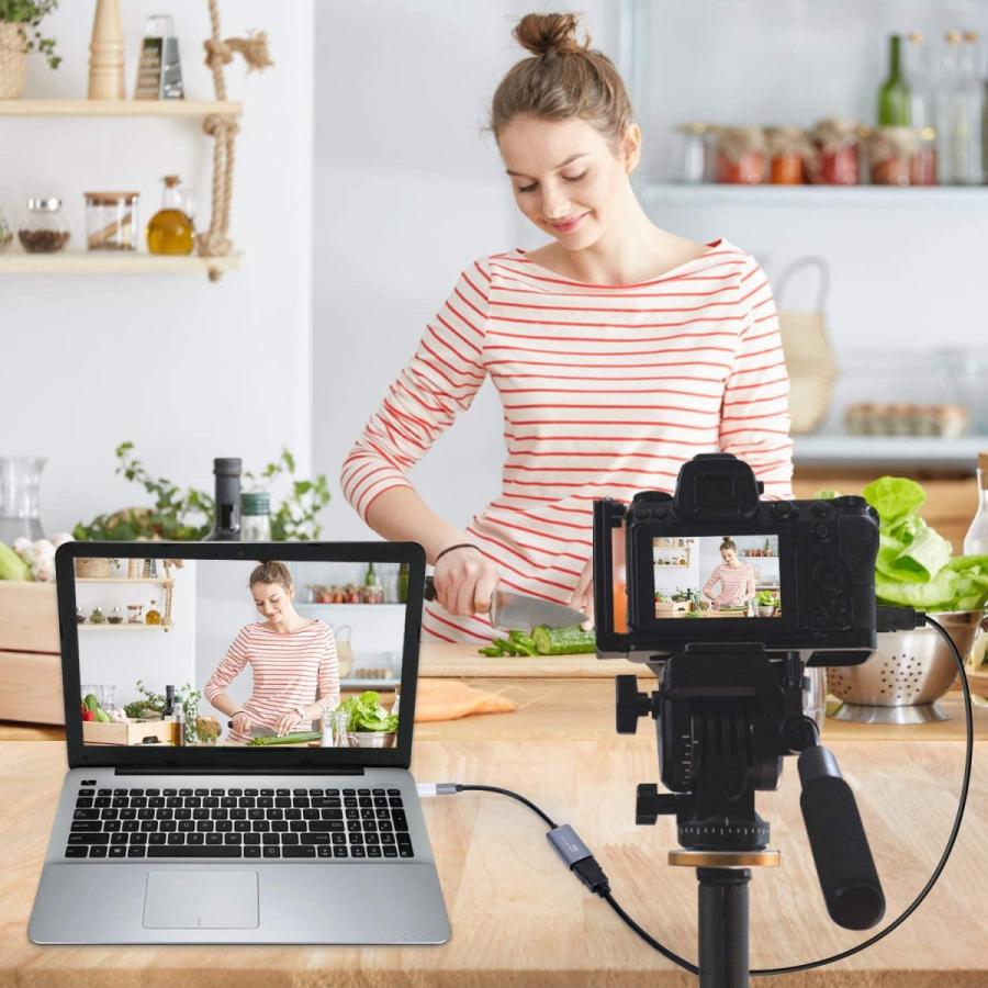 ビデオキャプチャカード GUERMOK USB 3.0 HDMI - USB Cオーディオキャプチャカード 4K 1080P60キャプチャデバイス ゲームライブストリーミングビデオレコーダー USB HDMI 4K Capture for GUERMOK Cオーディオキャプチャカード 1080P60キャプチャデバイス Windows Mac Card，