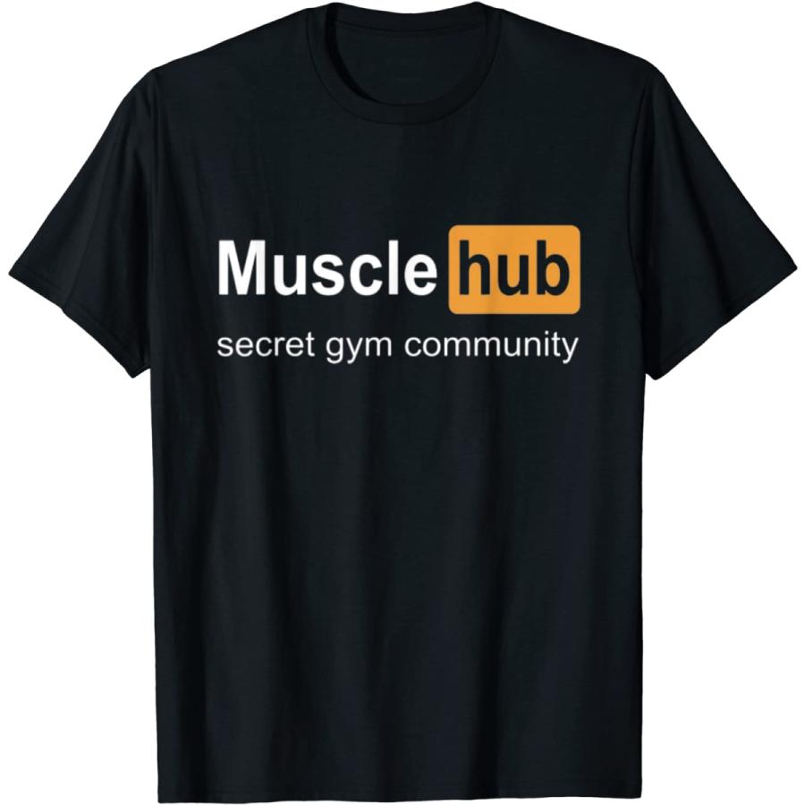 送料無料! Sp0rt-EliteMens Fitness - muscle hub T-Shirt　並行輸入品