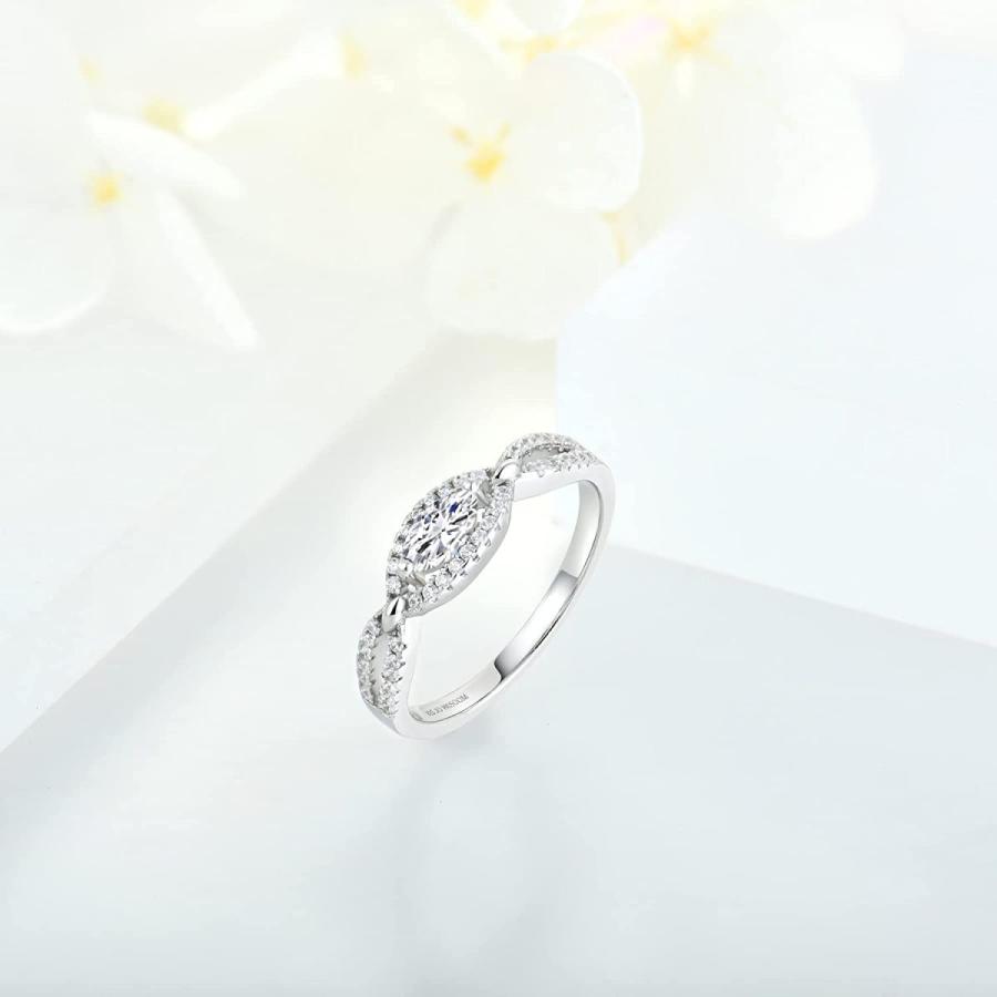 在庫あり 女性用ジュエリー プロミスリング 結婚指輪 エタニティ ノット 925シルバーリング オーバル誕生石 Wisdom Jo スターリング シルバー キュービックジルコニア その他レディースアクセサリー Tiinside Com Br