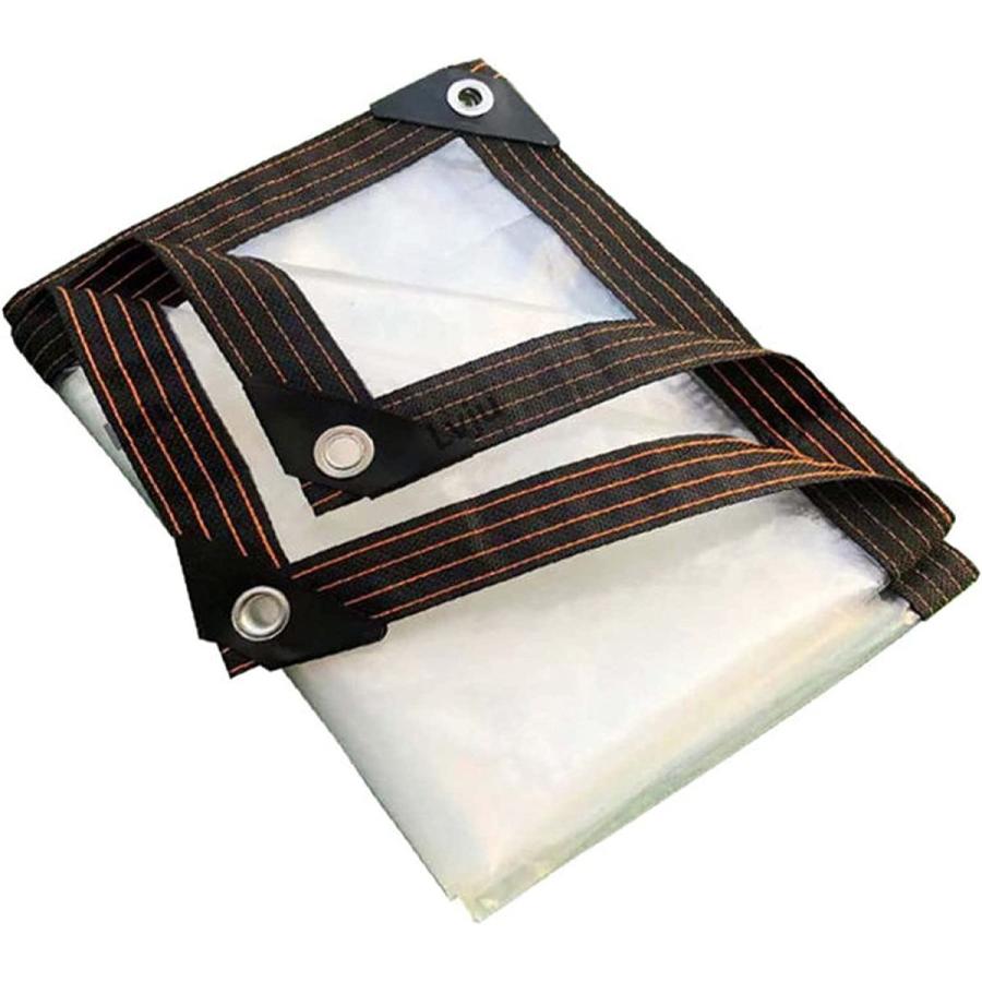 クリアポリタープヘビーデューティー防水、グロメット付き透明タープ、ターポリンカバー防水、ターポリンヘビーデューティートランスペアレント、アウトドアキ