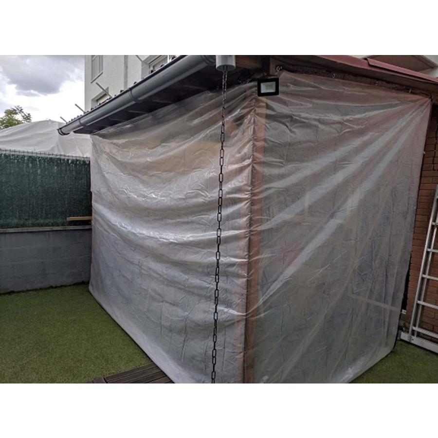 ★レア物 新品未開封 クリアポリタープヘビーデューティー防水、グロメット付き透明タープ、ターポリンカバー防水、ターポリンヘビーデューティートランスペアレント、アウトドアキ 【LWH8897025511】(31409円)