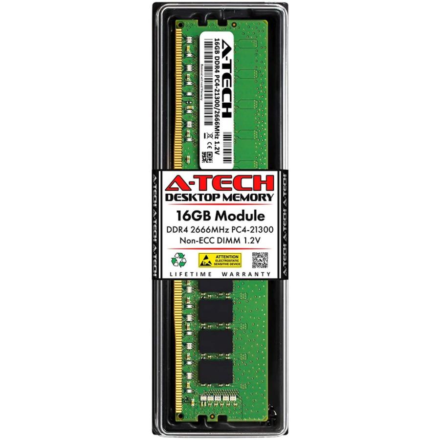【在庫あり/即出荷可】 5080 OptiPlex Dell for RAM 16GB A-Tech MT Module Upgrade Memory PC Tower Desktop 288-Pin DIMM Unbuffered Non-ECC PC4-21300 2666MHz DDR4 - Tower) (Mini その他周辺機器