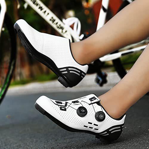 【値下げ】 JXHYKJ MTB Road Cycling Shoes Professional Outdoor Athletic Racing Bike Shoes Non-Lock Rubber Flat Shoes Self-Locking Bicycle Shoes Cycling Sneaker ( 【9402599610】(33194円)