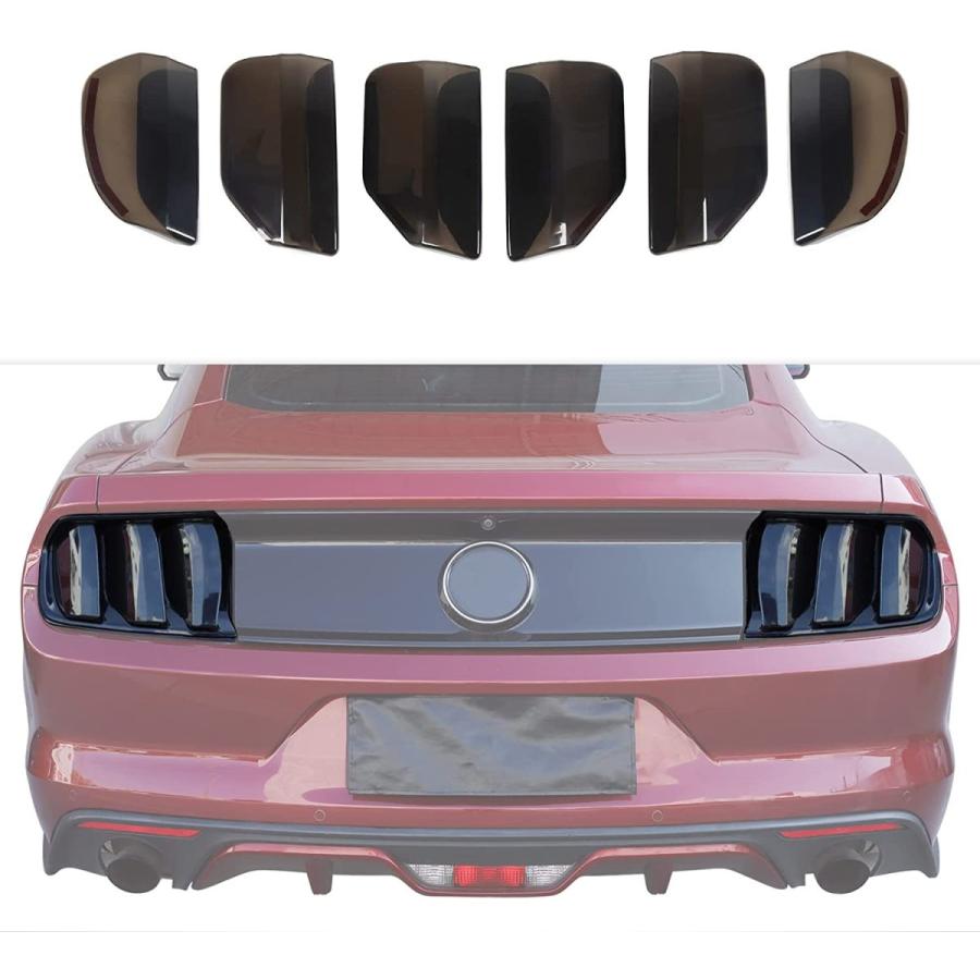 CheroCar for Ford Mustang Tail Light Lamp Cover Guard Trim Frame Bezels Decoration Accessories for Ford Mustang 2015-2017　並行輸入品