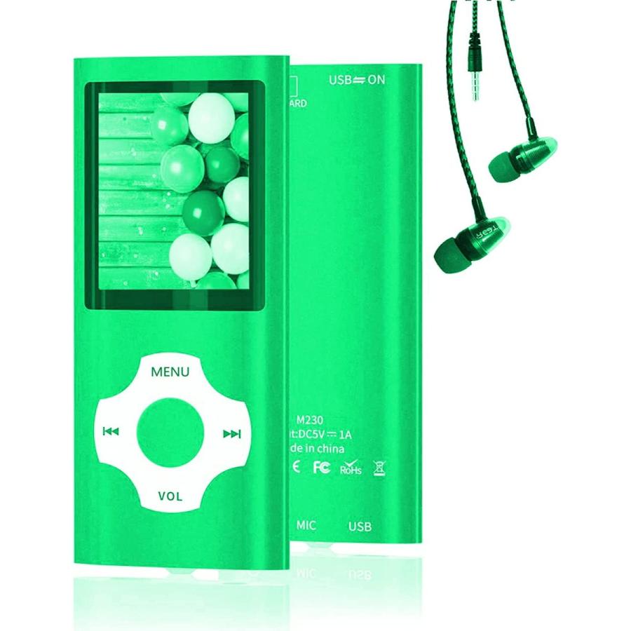 Hotechs MP3プレーヤー 音楽プレーヤー 16GB メモリーSDカード付き 写真/ビデオ再生/FMラジオ/ボイスレコーダー/電子書籍リーダー付き　並行輸入品