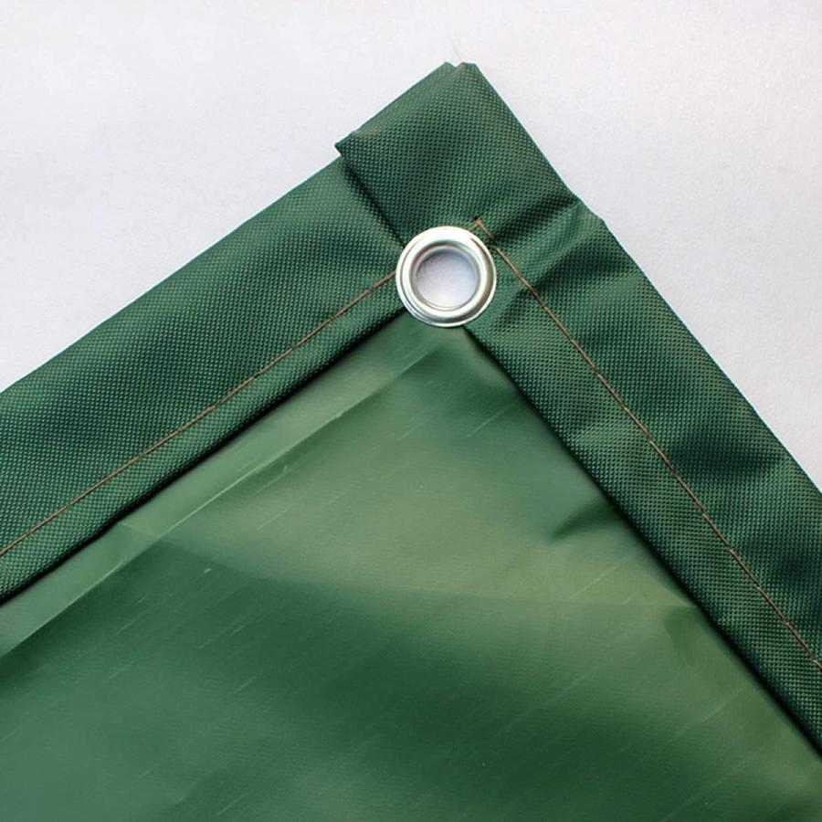 WMEIE Waterproof Tarpaulin  Heavy Duty Tarp Cover with Eyelet Multi Purpose for Camping Traveling Ground Furniture Cover Green 4x6m　並行輸入品