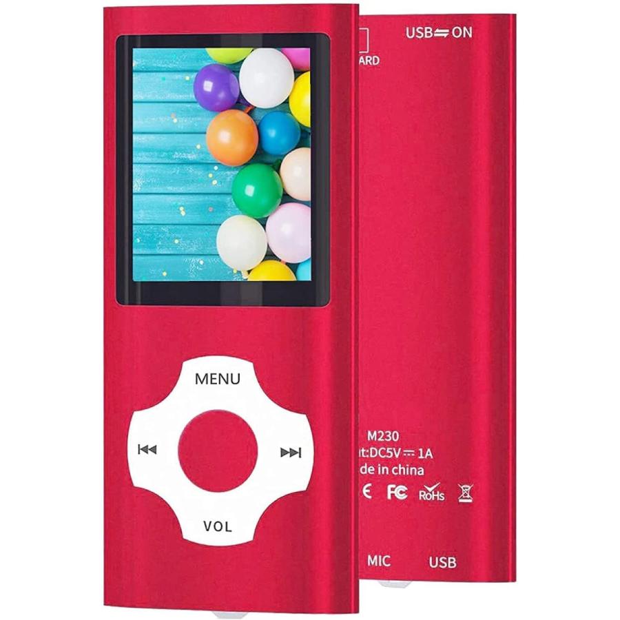 Hotechs MP3プレーヤー 音楽プレーヤー 16GB メモリーSDカード付き 写真/ビデオ再生/FMラジオ/ボイスレコーダー/電子書籍リーダー付き　並行輸入品