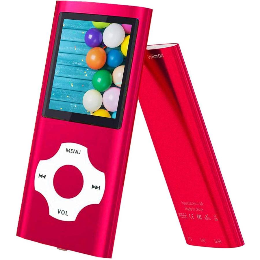 Hotechs MP3プレーヤー 音楽プレーヤー 16GB メモリーSDカード付き 写真/ビデオ再生/FMラジオ/ボイスレコーダー/電子書籍リーダー付き　並行輸入品 16GB Hotechs MP3プレーヤー 音楽プレーヤー メモリーSDカード付き with