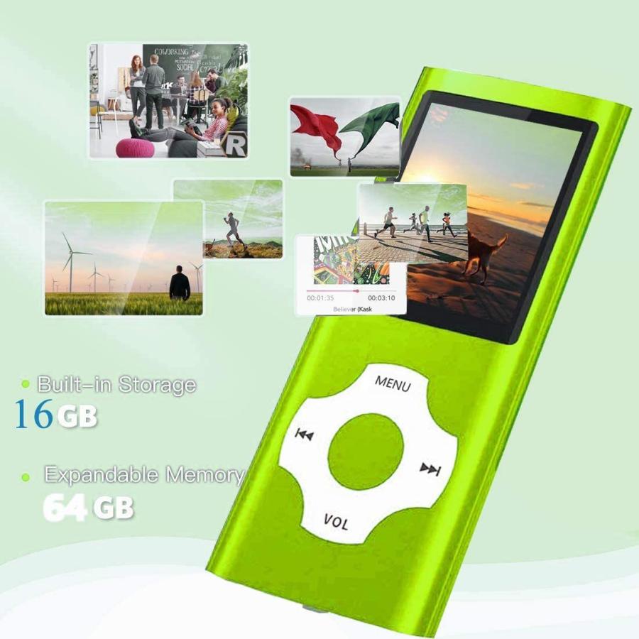 ★最終価格★ Hotechs MP3プレーヤー 音楽プレーヤー 16GB メモリーSDカード付き 写真/ビデオ再生/FMラジオ/ボイスレコーダー/電子書籍リーダー付き　並行輸入品 【2563489430】(12918円)