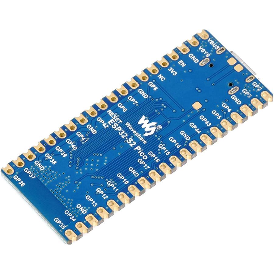 ESP32-S2 MCU WiFi Development Board 2.4 GHz WiFi 240 MHz Xtensa Single-Core 32-Bit LX7 Microcontroller Support Raspberry Pi Pico Expansion Board WiFi S2 MCU Board Development GHz MHz Xtensa Single Core Bit LX7 Microcontroller Support Raspberry Pi Pico Expansion
