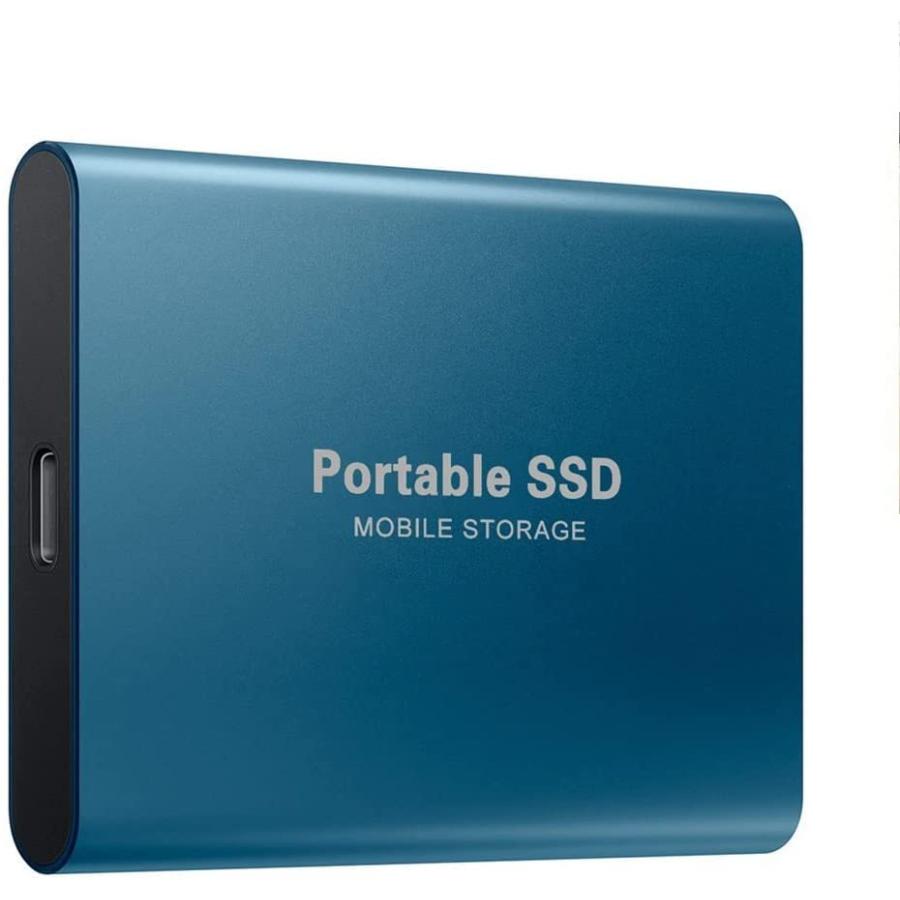 送料無料/新品】 Blue : (Color Desktop Laptop for Drive Hard SSD External SSD  Portable Drive Hard