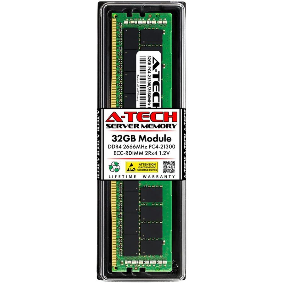 100％安い A-Tech Mo Upgrade Memory Server - 1.2V 2Rx4 RDIMM Registered ECC PC4-21300 2666MHz DDR4 | X10QBL-4CT 8028B-C0R4FT SuperServer Supermicro for RAM 32GB その他周辺機器