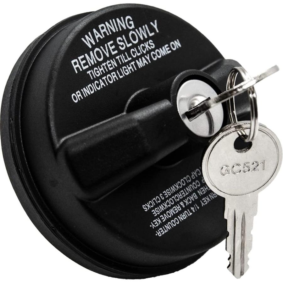 Locking Gas Cap Lock Fuel Cap Compatible with Toyota Honda Chevy GMC Nissan Subaru Acura Buick