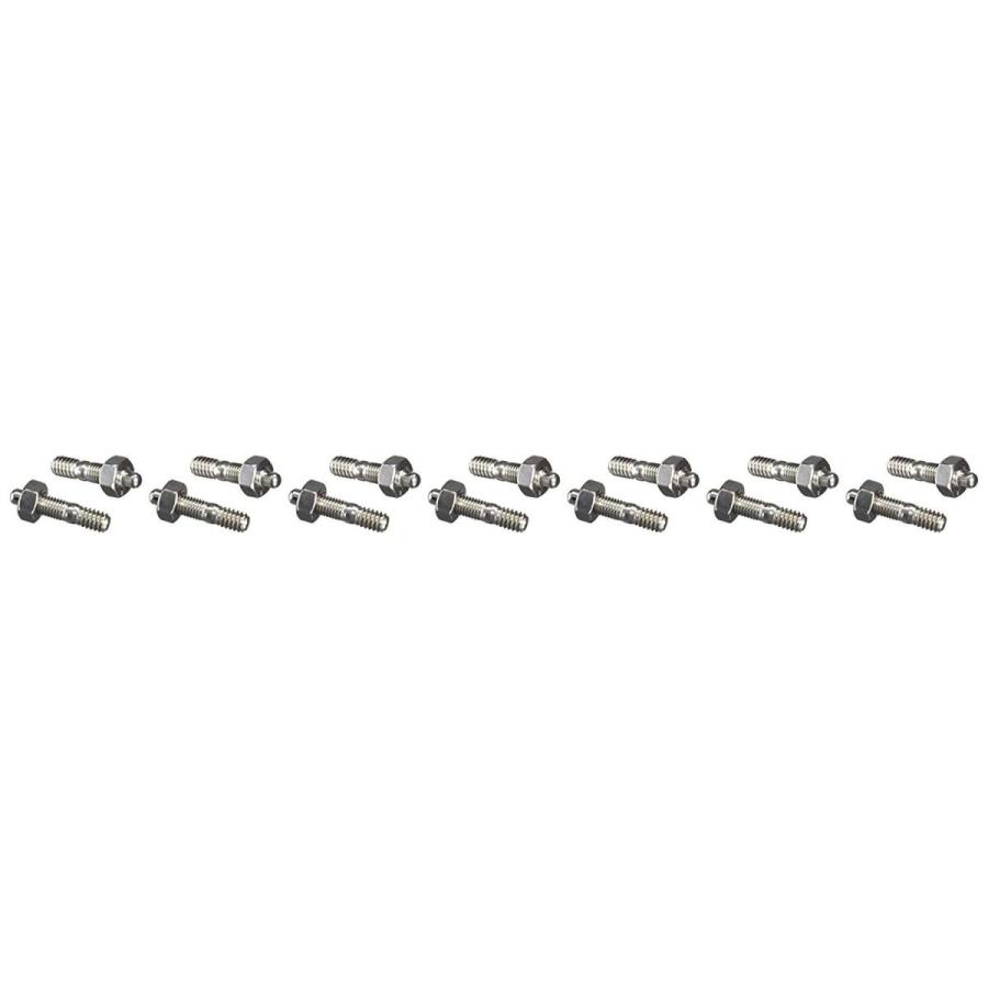 ARP 4007602 Valve Cover Studs With Hex Nuts, Polished Stainless Steel
