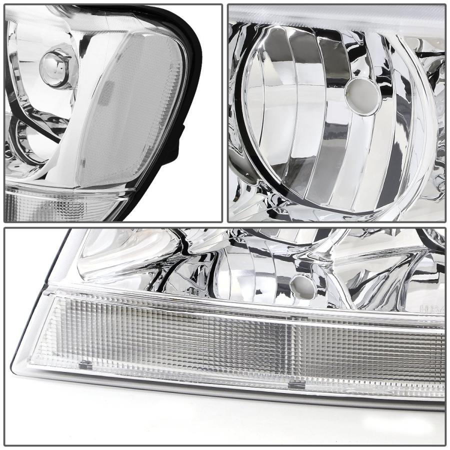 DNAMotoring HL-OH-TCO09-CH-AM Headlight Assembly Set - Driver & Passenger Side For 2009-2010 Toyota Corolla