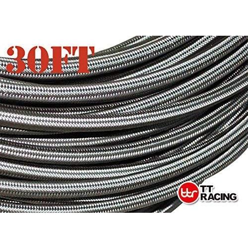 AN6 Gas/Fuel/Oil Line Hose 16.4FT with 10Pc Swivel Hose End