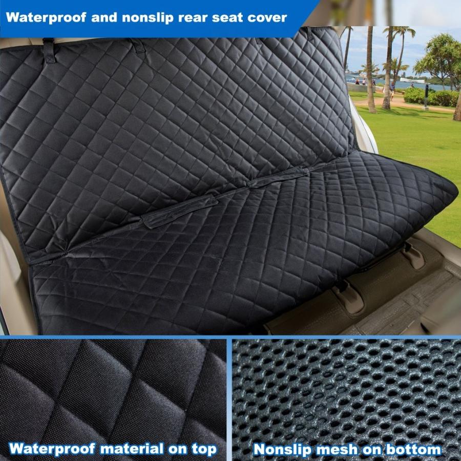 VIEWPETS Bench Car Seat Cover Protector Waterproof, HeavyDuty and N
