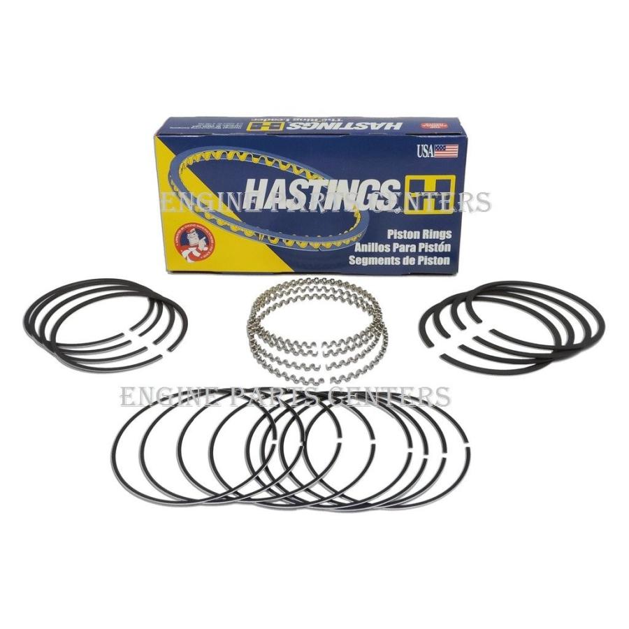 Hastings Moly Piston Ring Set +.030" over size compatible with Chevy b
