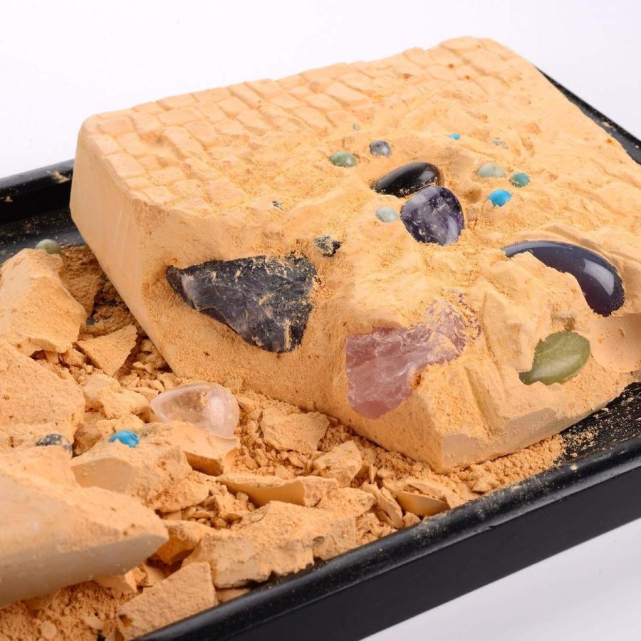 人気ブランドを Istone天然石掘るキットを掘る件のレアル宝石発掘のおもちゃアップ 格安