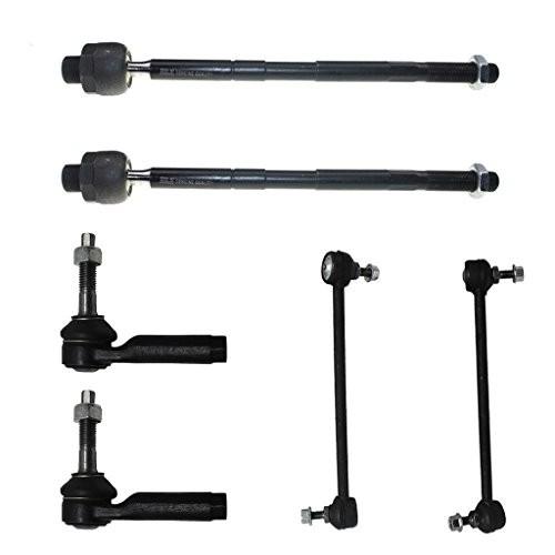 Detroit Axle New 6Piece Front Suspension Kit 2 Sway Bar Links, al