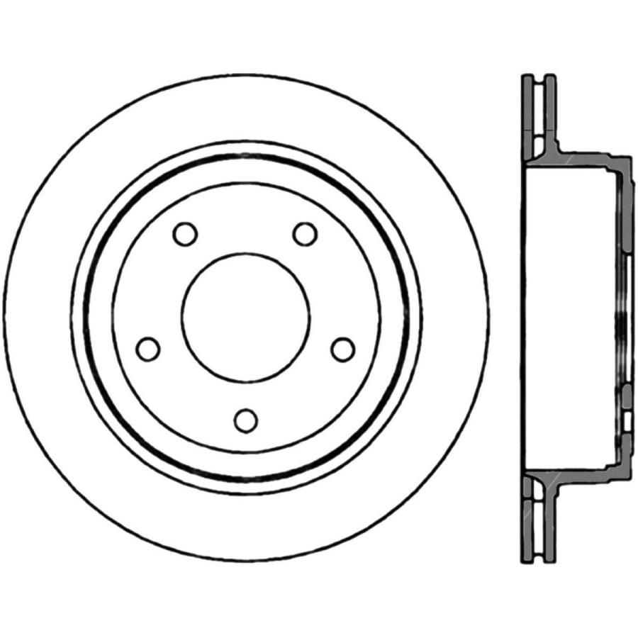 Centric Parts 121.65106 C-Tek Standard Brake Rotor fodexpo.com.co