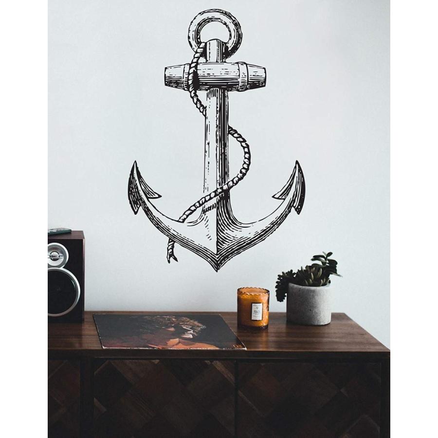 Stickerbrand Ship Anchor Wall Decal Home Decor - Multiple Colors Avail