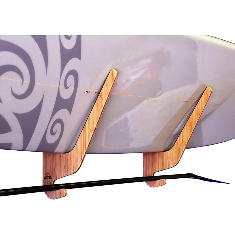 HALプロショップGrassracks Bamboo Paddleboard Storage Rack for 1 SUP or Longboard Surf 欲しいの