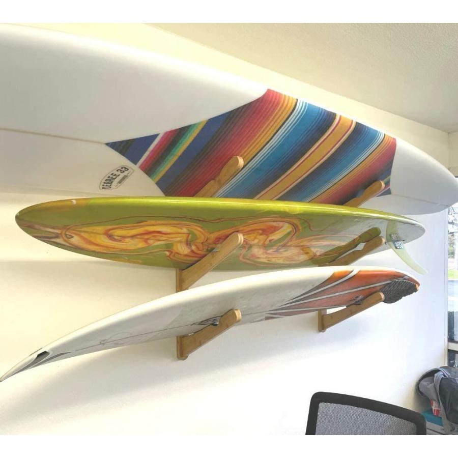 COR Surf Wooden Surfboard Wall Mount for Surf Boards, Snowboards, Skat