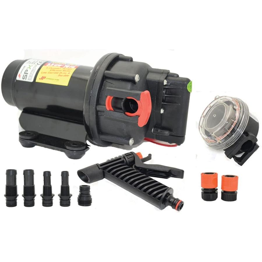 Johnson Pumps 10133990311 Aqua Jet Wash Down Pump Kit, 12V