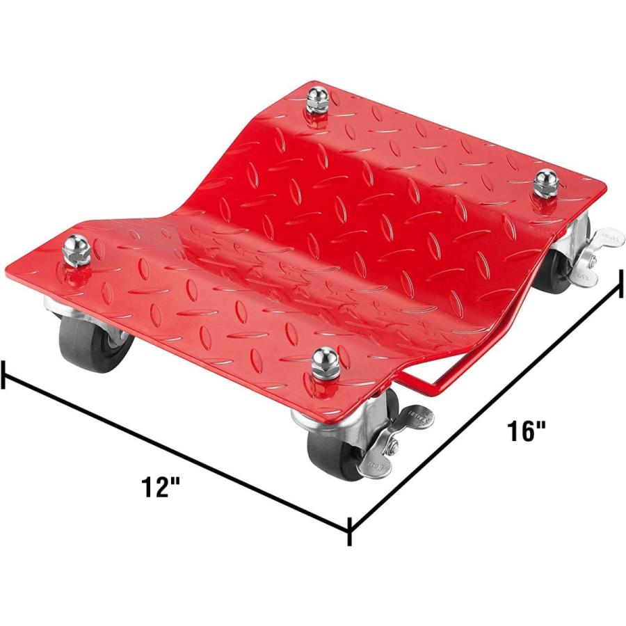 5050 Pentagon Tool Premium 2-Pack Car Tire Dolly Tire Skates Red モータースポーツ用品 シュレッドマスターサイレント GSHM3130X−1W クロスカットGSHM3130X-1W