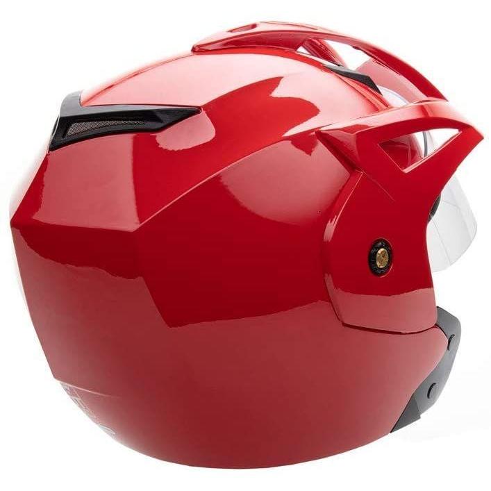 Motorcycle Scooter Street Open Face Helmet DOT - Flip Up Shield - Glos｜hal-proshop｜07
