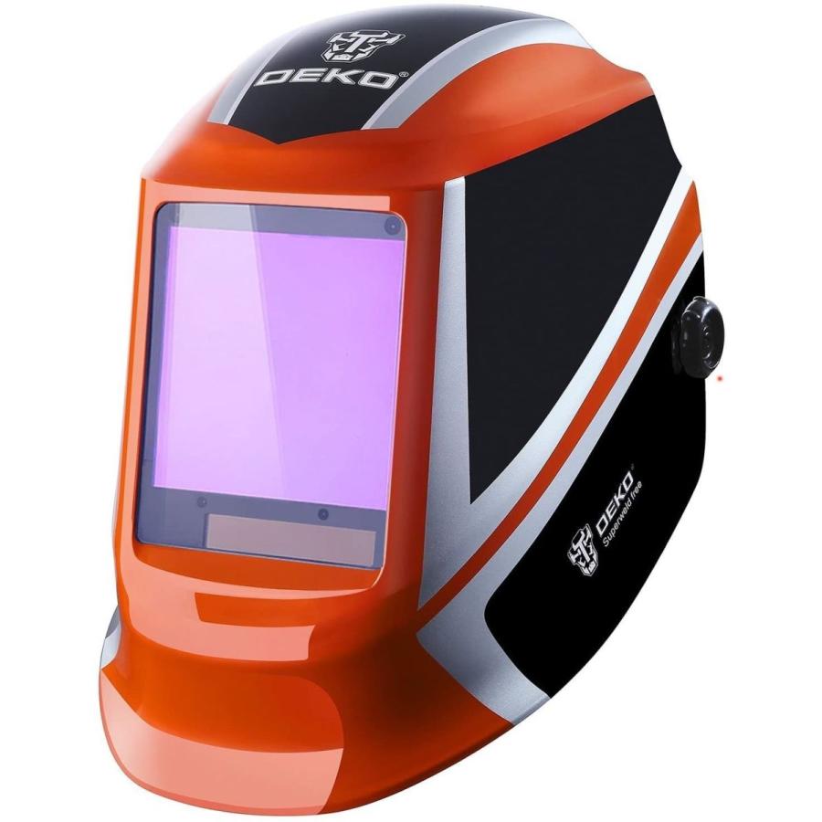 DESOON Solar Power Auto Darkening Welding Helmet with Wide Lens Adjust｜hal-proshop｜03