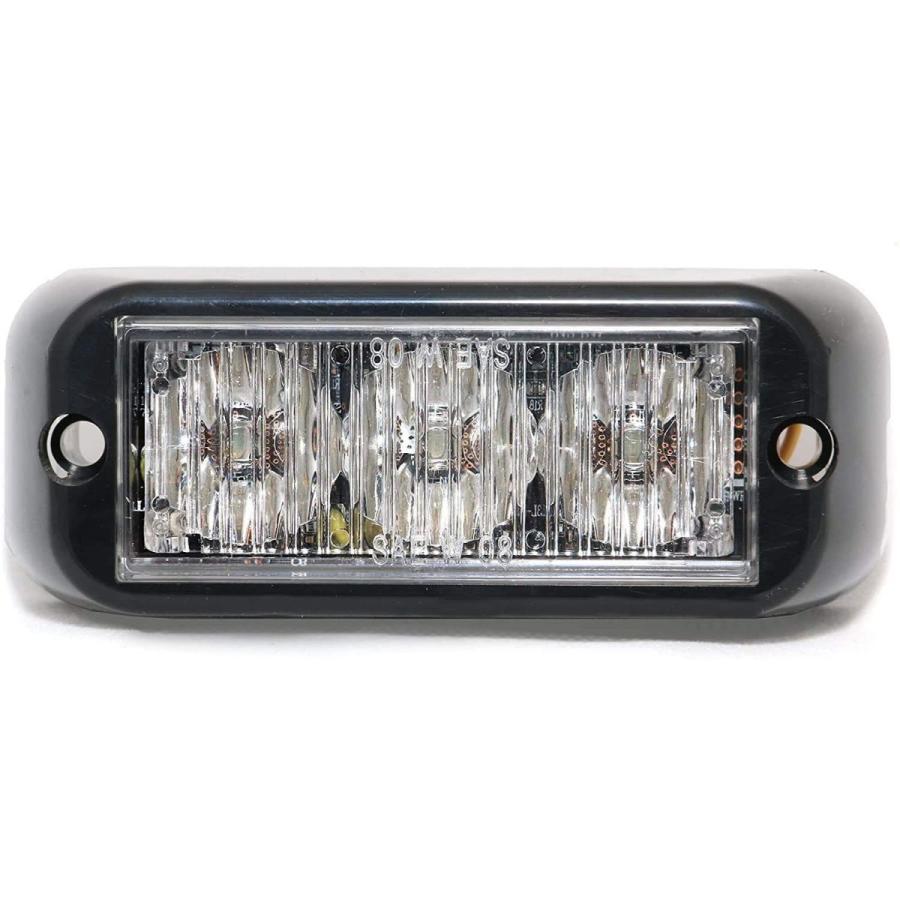 Abrams T3-R Led Grille Emergency Vehicle Warning Strobe Lights (Red)