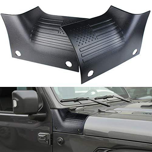 New　Black　Cowl　Cover　Armor　2019　Wrangler　Cowling　2018　for　2020　Body　JL