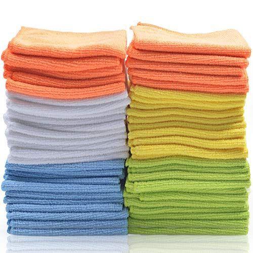 Best Microfiber Cleaning Cloths Pack of 50 Towels