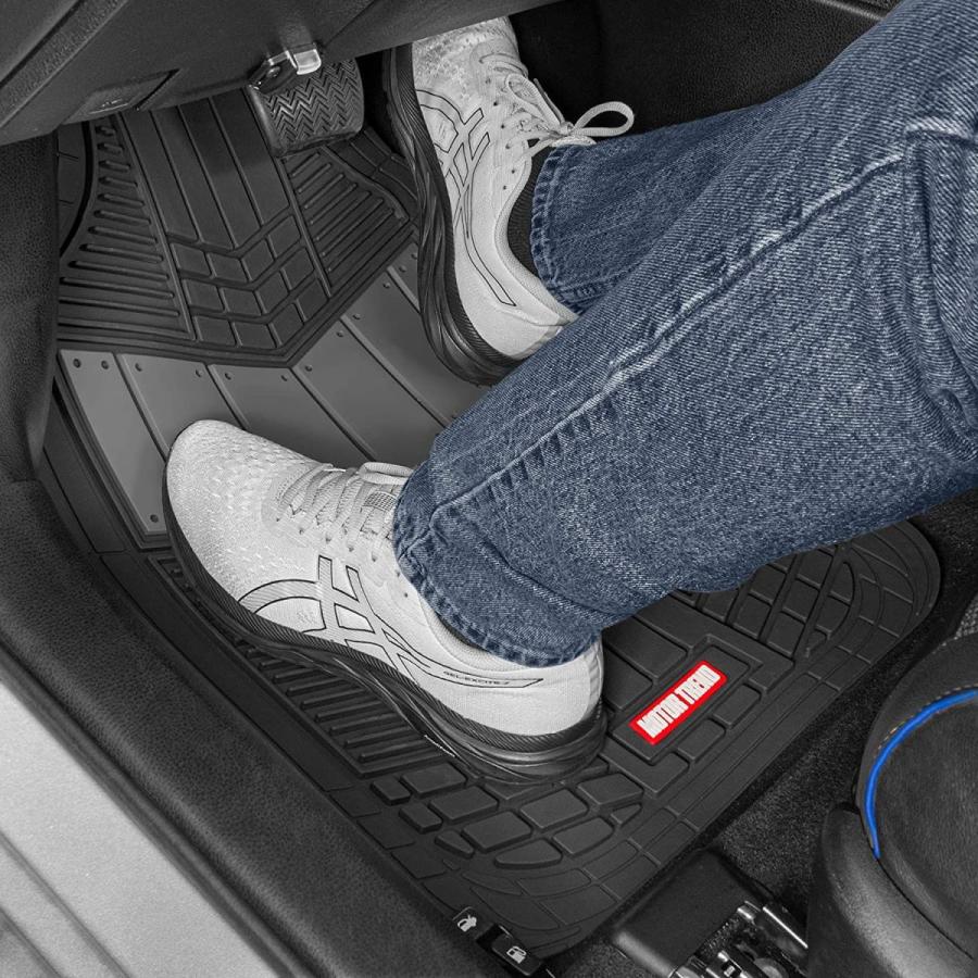 Motor　Trend　DualFlex　All-Weather　Rubber　Floor　Mats　for　Car,　Truck,　Van