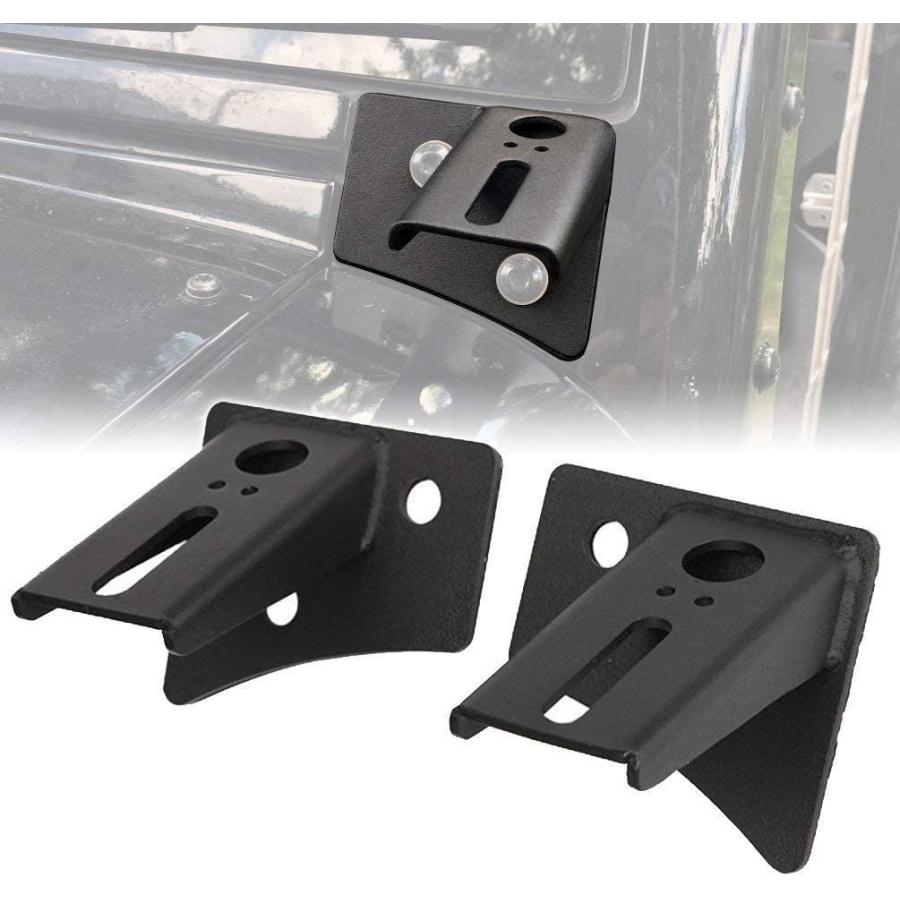 AUXMART　A-Pillar　Windshield　LED　Light　Bar　Hinge　Mounting　Brackets　for