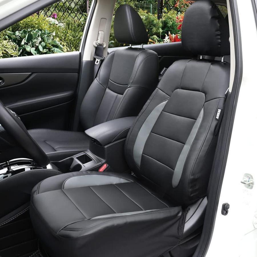 Leader Accessories Platinum Vinyl Faux Leather Universal Car Front Sea