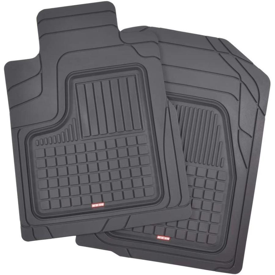 BDK Performance Plus Rubber Car Floor Mats Heavy Duty Semi-Custom Fi