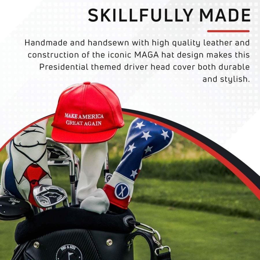 予約販売予約販売Pins Aces Golf Co. Make America Great Again Premium Driver  Headcover ヘッドカバー