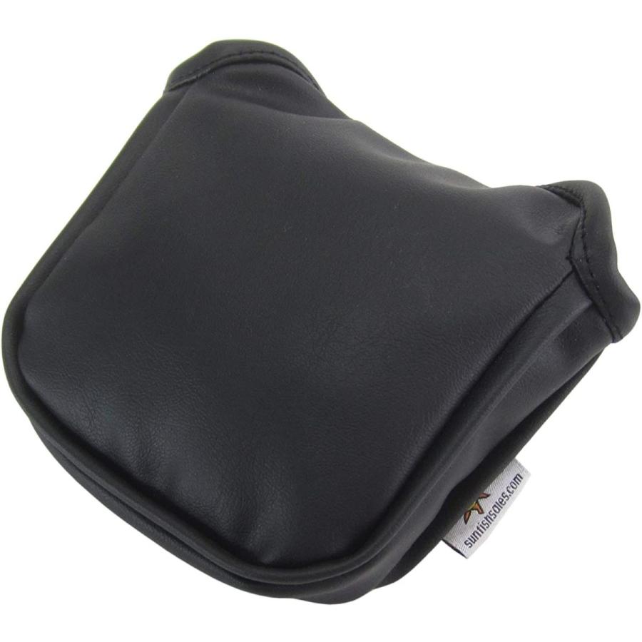 Sunfish Leather Golf Mallet Putter Headcover Black｜hal-proshop｜03