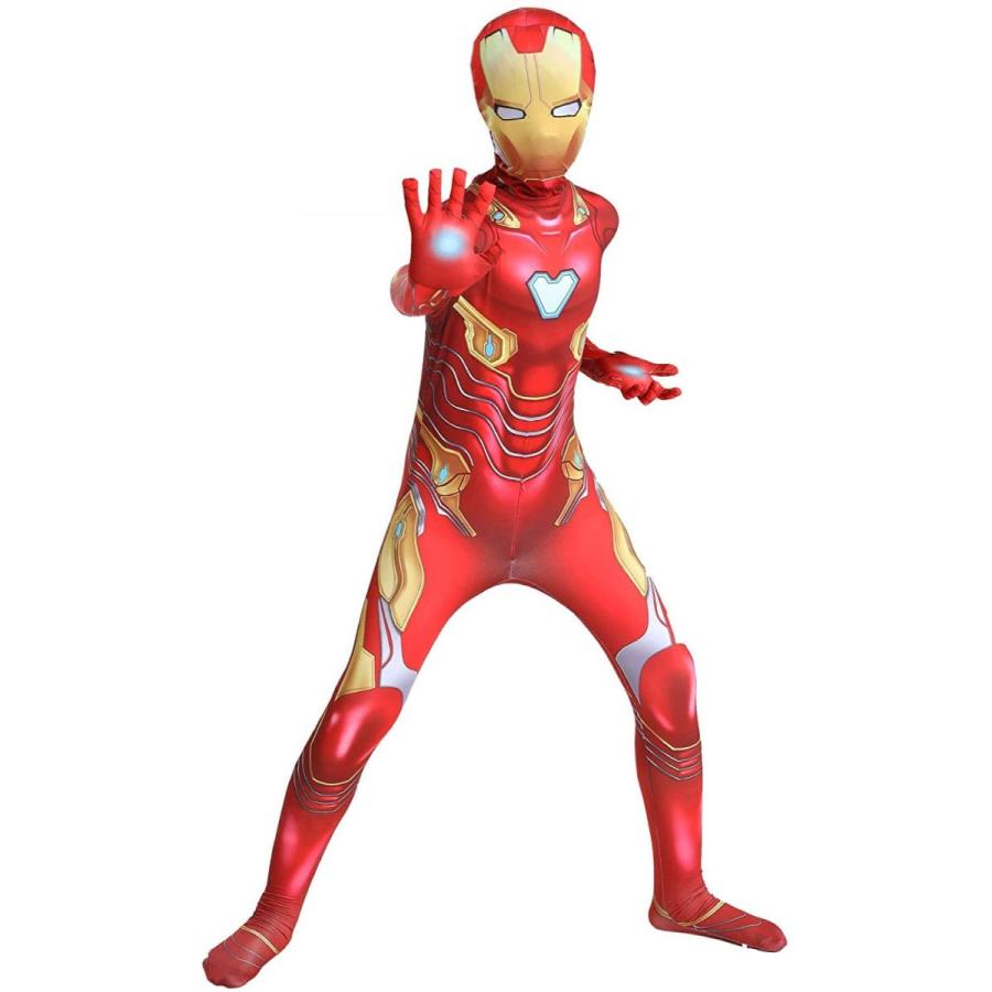 Superhero Costume for Kids,3D Bodysuit Halloween Cosplay Costumes for