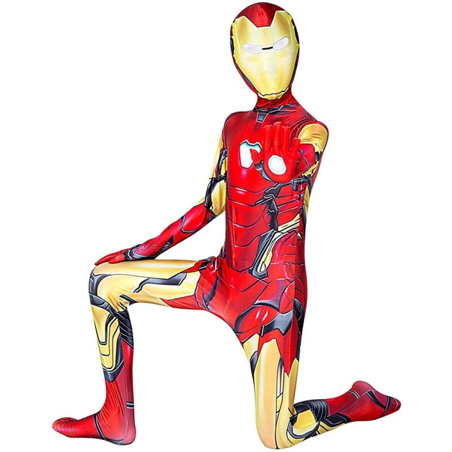YUNFENG Kids Bodysuit Superhero Costumes Spandex Halloween Cosplay Cos