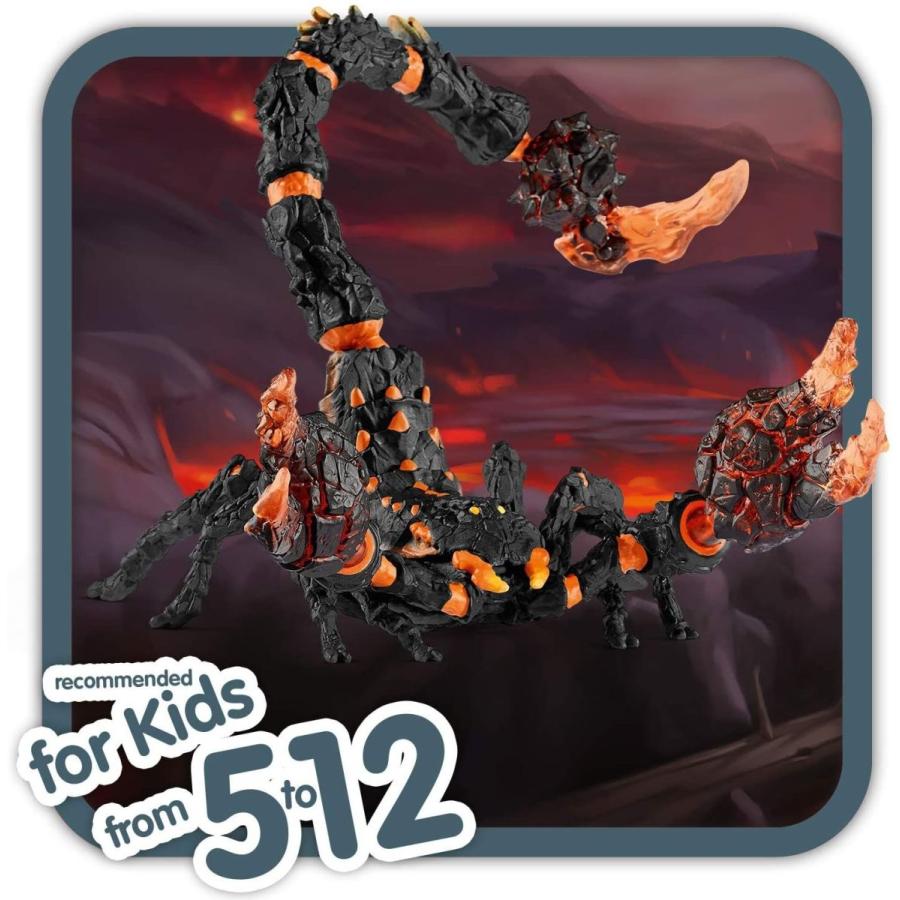 Schleich Eldrador Creatures Lava Scorpion Action Figure Toy for Kids A