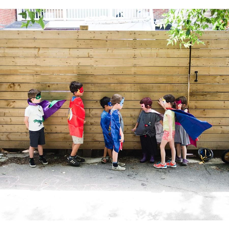 Superhero Capes Set and Wristbands Costumes Halloween Cosplay Dress Up